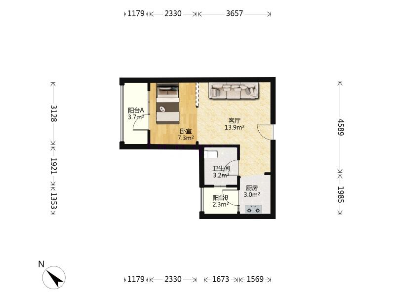 外滩三阳金城(金阳新城)房间