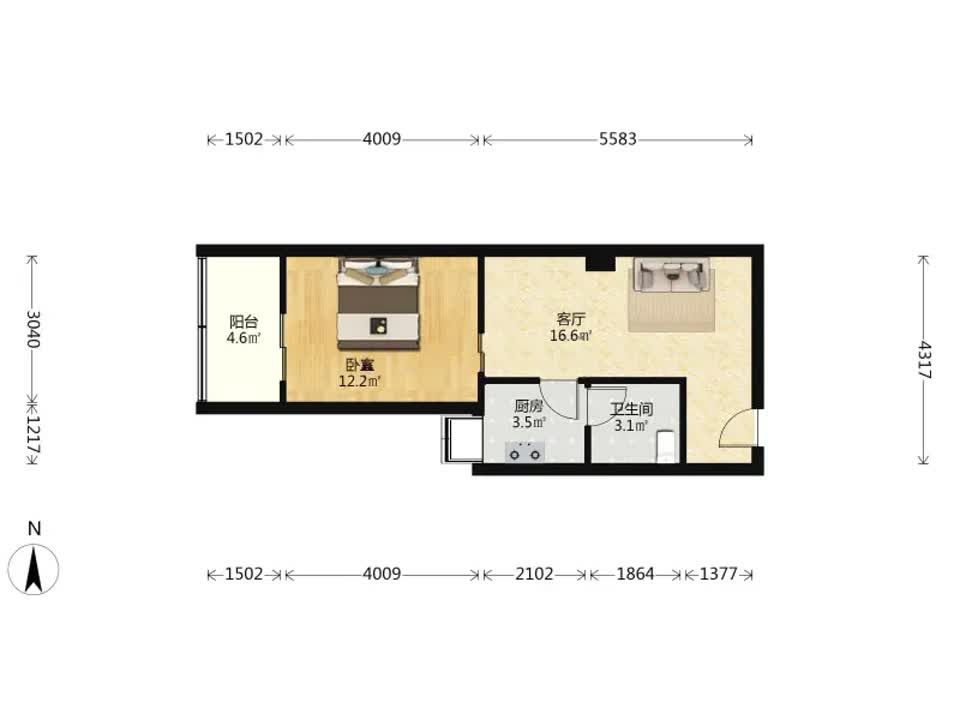 張自忠路戶型圖